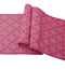 Artisan Hand Loomed Cotton Table Runner - Pink Ginkgo - 18"x96" Arcadia Home